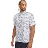 Under Armour Gents Playoff 3.0 Printed Polo Shirt White - Midnight Navy (118)