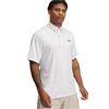 Under Armour Gents Playoff 3.0 Printed Polo Shirt White  - White Clay (116)