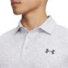 Under Armour Gents Playoff 3.0 Printed Polo Shirt White - Halo Grey (120)