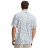 Under Armour Gents Playoff 3.0 Printed Polo Shirt White - Blue Wind - Midnight Navy (124)