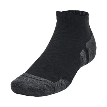 Under Armour Unisex Performance Tech Low Cut 3-Pair Socks Black (001)