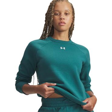 Under Armour Ladies Rival Fleece Crew Green (338)