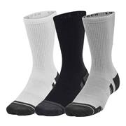 Under Armour Unisex Performance Tech Crew 3-Pair Socks Grey (011)