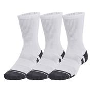 Under Armour Unisex Performance Tech Crew 3-Pair Socks White (100)