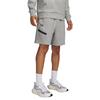 Under Armour Gents Unstoppable Fleece Shorts Mod Grey - Black (011)