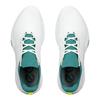 Ecco Gents Biom H5 Leather Waterproof Lace Golf Shoes White - Baygreen (61475)