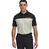 Under Armour Gents Tee To Green Color Block Polo Shirt Black - Khaki Base (003)