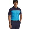 Under Armour Gents Tee To Green Color Block Polo Shirt Midnight Navy (412)