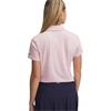 Under Armour Ladies Playoff Polo Shirt Prime Pink - Downpour Grey (647)