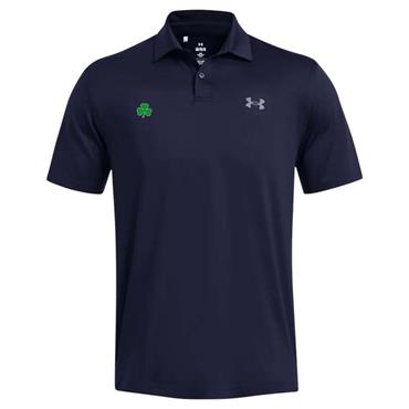 Under Armour Gents Tee To Green Shamrock Polo Shirt Navy (410)