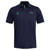 Under Armour Gents Tee To Green Shamrock Polo Shirt Navy (410)
