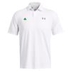 Under Armour Gents Tee To Green Shamrock Polo Shirt White (100)