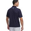 Under Armour Gents Tee to Green Printed Polo Shirt Midnight Navy - White (413)