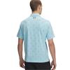 Under Armour Gents Tee to Green Printed Polo Shirt Stream - Black (494)