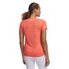 Under Armour Ladies Tech Twist V-Neck Short Sleeve Fire (847)