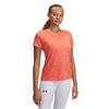 Under Armour Ladies Tech Twist V-Neck Short Sleeve Fire (847)
