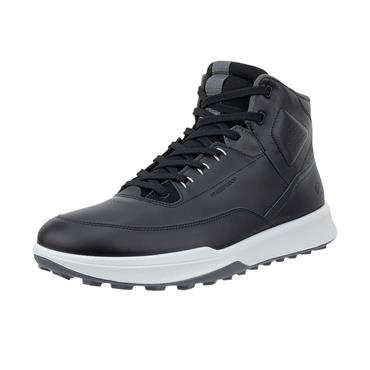 Ecco Gents Golf Street Vibe Hi-Top Shoes Black - Magnet (50839)