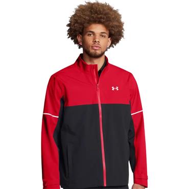 Under Armour Gents Drive Rain Jacket Red (600)