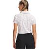 Under Armour Ladies Playoff 3.0 Printed Polo Shirt White Clay - Grey Matter (114)