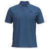 Under Armour Gents Playoff 3.0 Rib Polo Shirt Blue Atlantis (402)