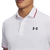 Under Armour Gents Playoff 3.0 Rib Polo Shirt White (102)