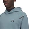 Under Armour Gents Unstoppable Fleece Hoodie Jasper Blue - Black (587)