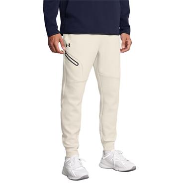 Under Armour Gents Unstoppable Fleece Joggers Summit White - Black (110)