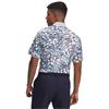 Under Armour Gents Drive Chill Printed Polo Shirt Blue (453)