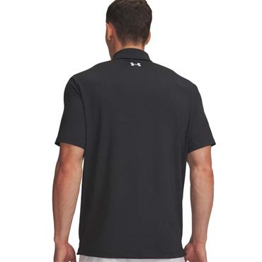 Under Armour Gents Playoff Jacquard Polo Shirt Black (004)