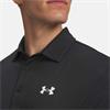 Under Armour Gents Playoff Jacquard Polo Shirt Black (004)