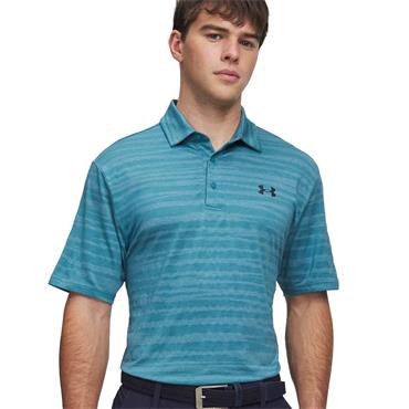 Under Armour Gents Playoff Jacquard Polo Shirt Boundless Blue (466)