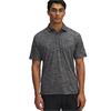 Under Armour Gents Playoff Jacquard Polo Shirt Black - Steel (001)