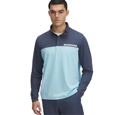 Under Armour Gents Tee To Green ¼ Zip Downpour Grey - Stream (044)