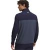 Under Armour Gents Tee To Green ¼ Zip Midnight Navy - Downpour Grey (411)