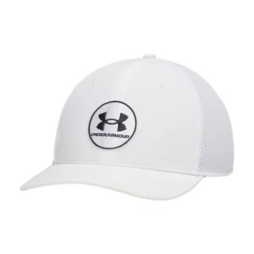 Under Armour Gents Iso-Chill Drive Low Stretch Fit Cap White - Anthracite (105)