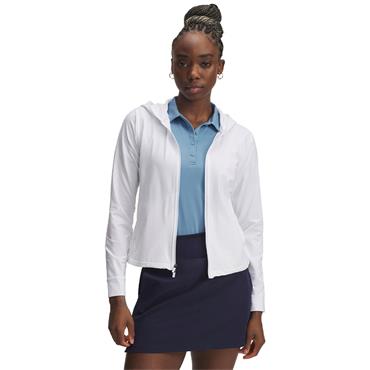 Under Armour Ladies Drive Full Zip Hoodie White (100)