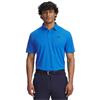 Under Armour Gents Tee To Green Pique Polo Shirt Blue Atlantis (402)