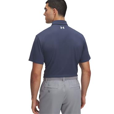 Under Armour Gents Tee To Green Pique Polo Shirt Downpour Grey - White (044)