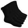 ASICS Unisex Crew 6-Pair Socks Black