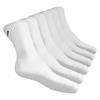 ASICS Unisex Crew 6-Pair Socks White