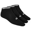 ASICS Unisex Ped 3-Pair Socks Black