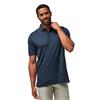 TravisMathew Gents The Zinna Polo Shirt Vintage Indigo - Black