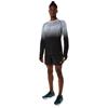 ASICS Gents Seamless Long Sleeve Top Performance Black - Carrier Grey