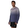 ASICS Gents Seamless Long Sleeve Top Grey Indigo Fog