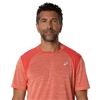 ASICS Gents Road Short Sleeve Top Coral Reef - Mojave