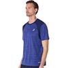 ASICS Gents Road Short Sleeve Top Piedmont Dark Cobalt