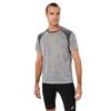 ASICS Gents Road Short Sleeve Top Piedmont Grey - Dark Grey