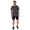 ASICS Gents Core Short Sleeve Top Carrier Grey