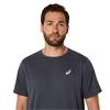 ASICS Gents Core Short Sleeve Top Carrier Grey