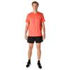 ASICS Gents Core Short Sleeve Top Coral Reef